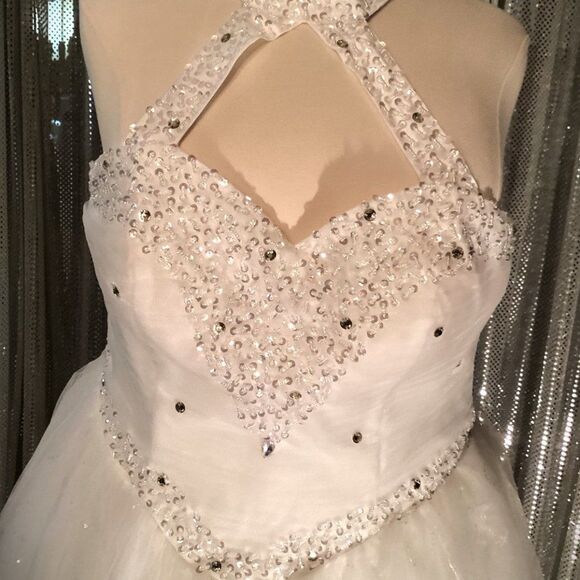 COPY - AG.78 Price Reduced NWT   Wedding Dress	Br-306	 	Sequin Dress Embroider … - Picture 5 of 10